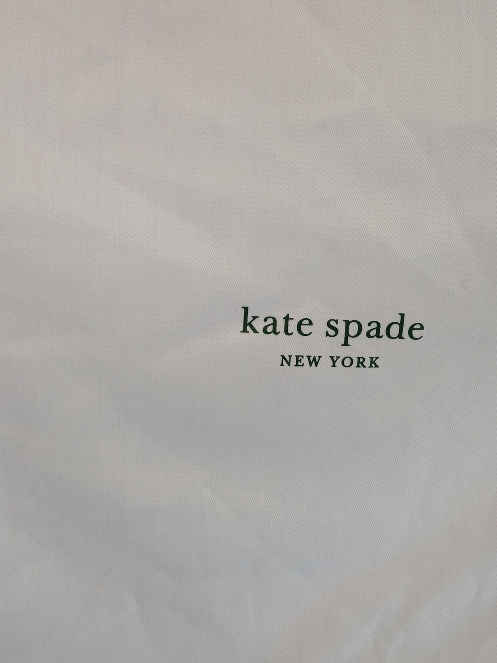 kate spade New York Pale Pink Drawstring Dust Bag with Logo - Picture 3 of 5
